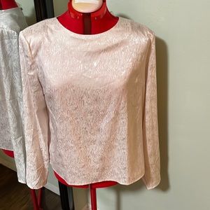 Long sleeve silky, Buisness top. Size M.